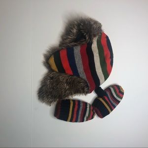 Baby gap hat and mittens